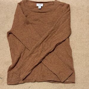 J. Crew Women's Tan Crew Neck Sweater